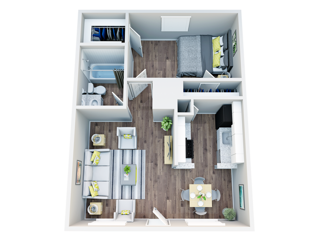 Unit 516 543 floor plan